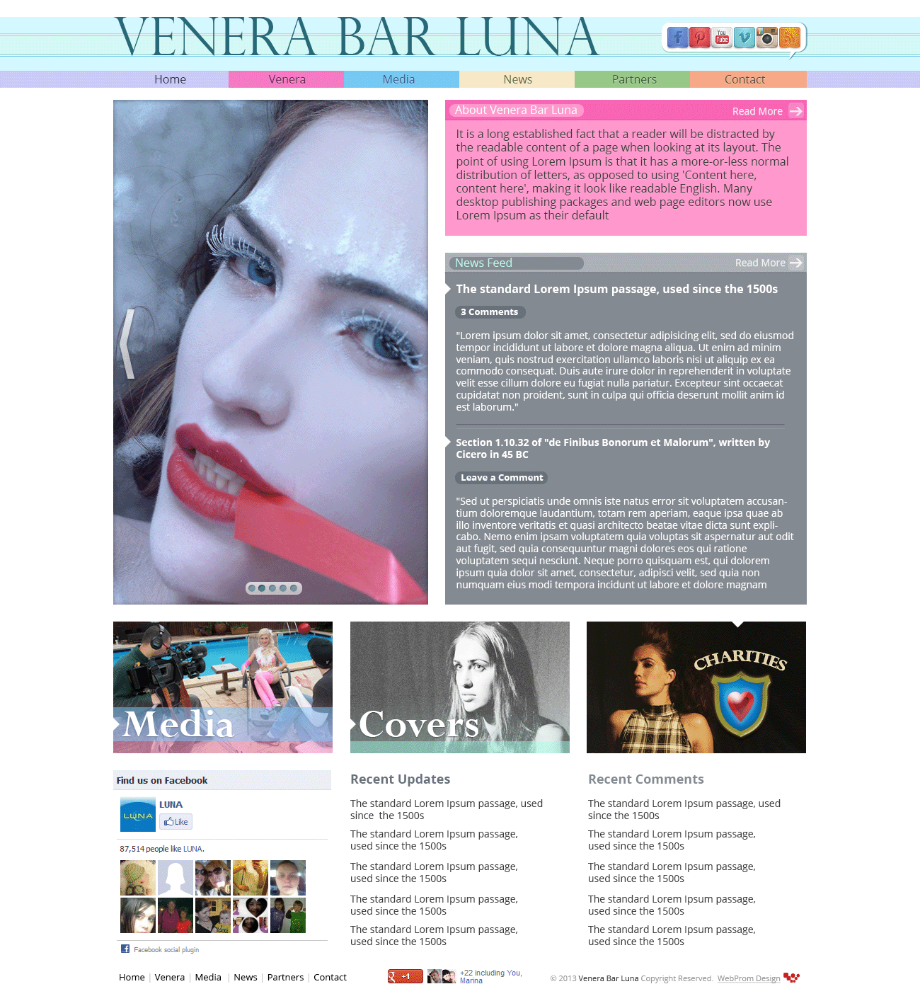 Model's Website