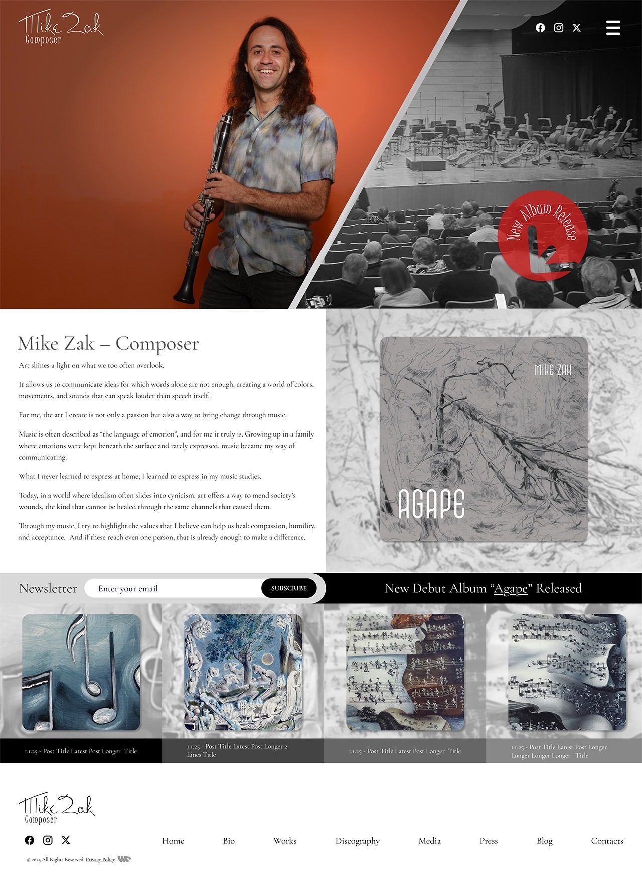 WordPress Website Screenshot