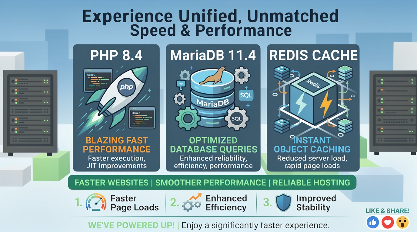 Major Server and Software Upgrade